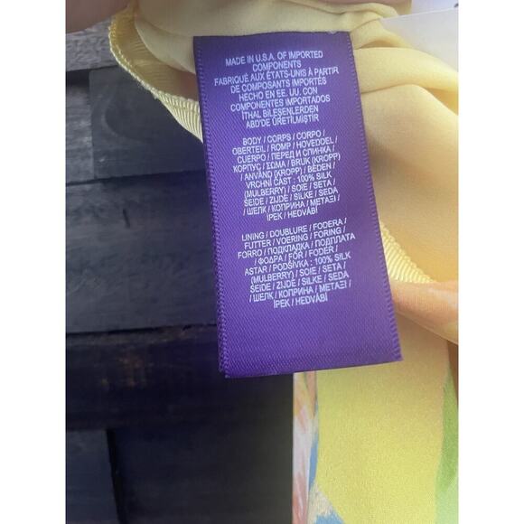 Ralph Lauren Collection Purple Label Floral Silk Midi Skirt 6 S Short $1,290 NEW - Picture 7 of 9